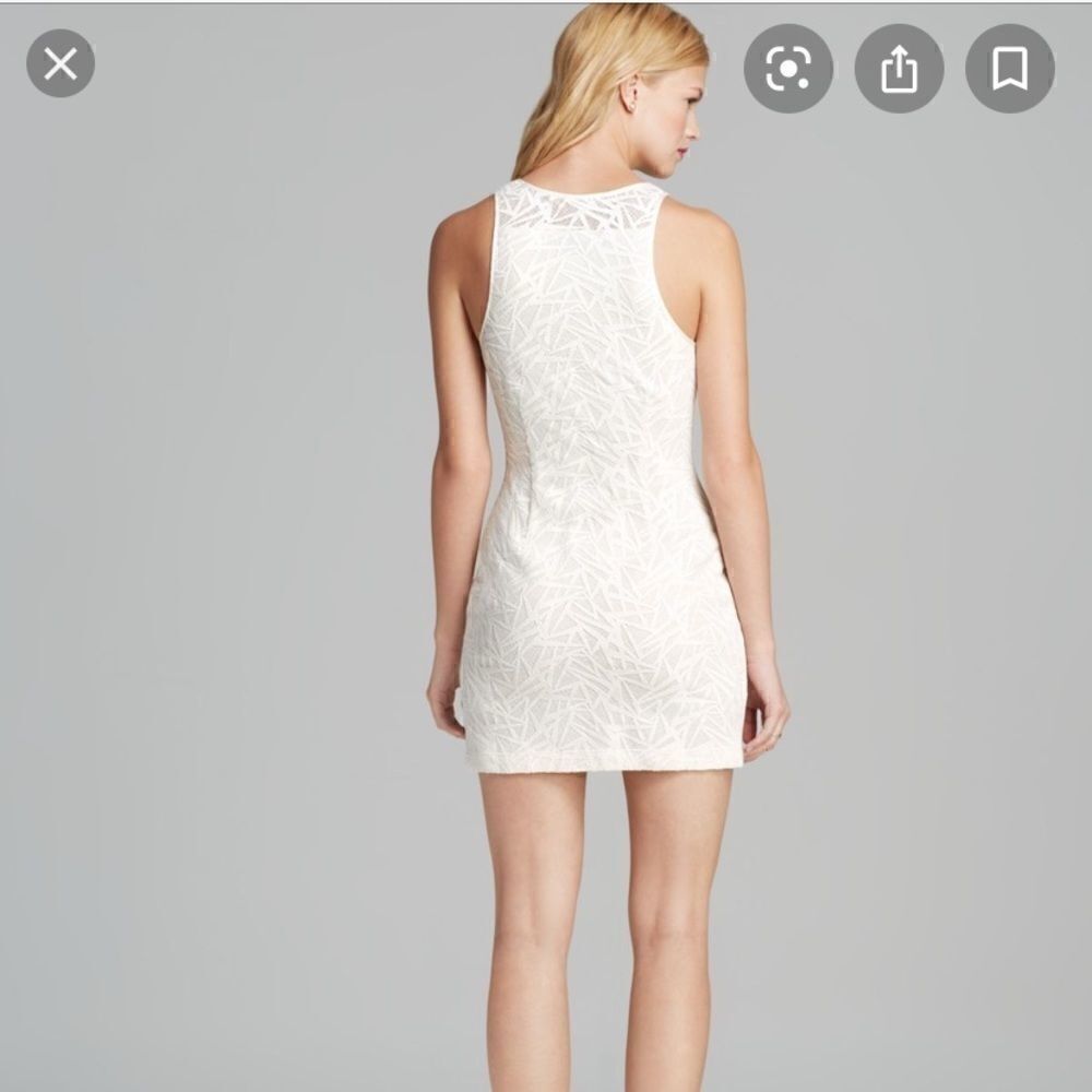 Addison Off White Shattered Dress Size Large - Picture 3 of 7